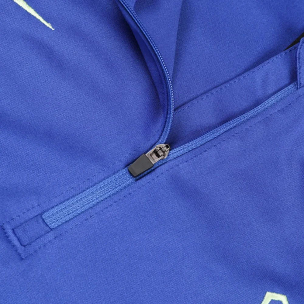Kids Barcelona Zipper Sweat Kit (Top+Pants) Blue 2024/25 - Image 11