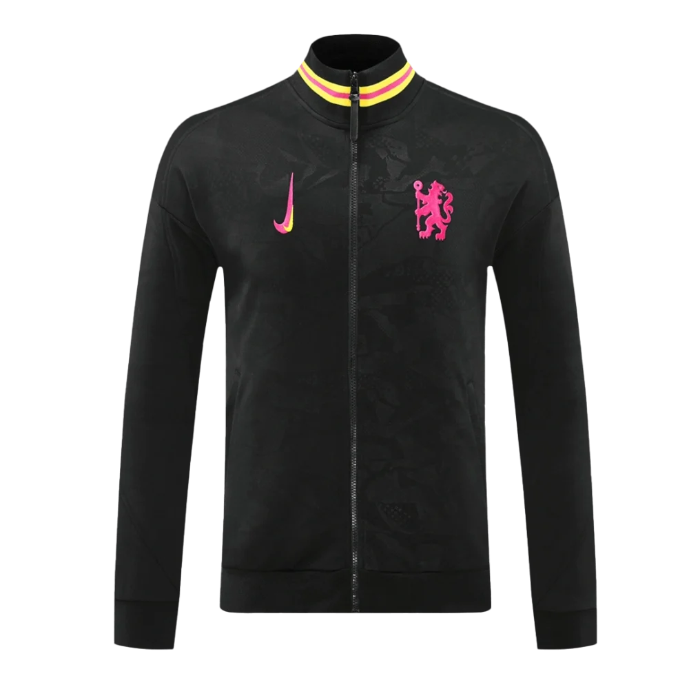 Chelsea Full Zipper Training Kit (Jacket+Pants) Black 2024/25 - Image 5