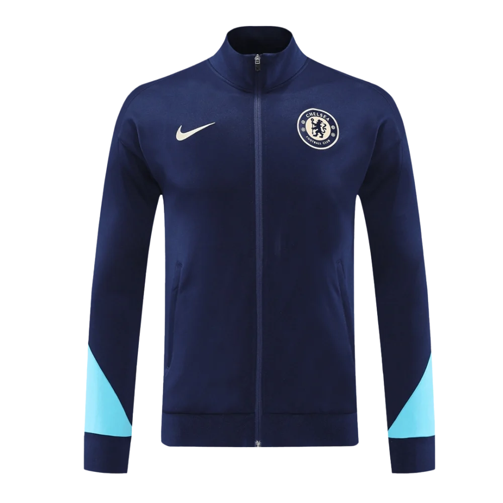 Chelsea Full Zipper Training Kit (Jacket+Pants) Navy 2024/25 - Image 5