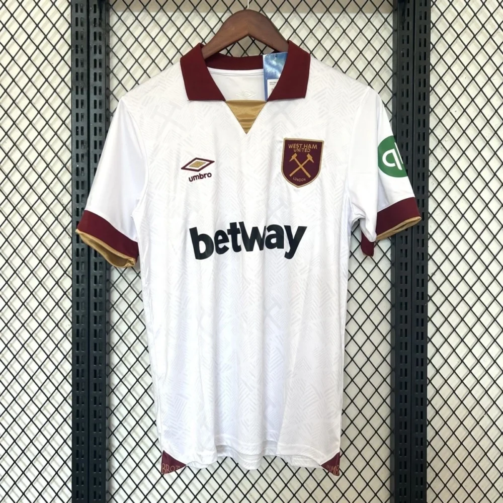 West Ham United Football Jersey Third Away Custom Shirt 2024/25