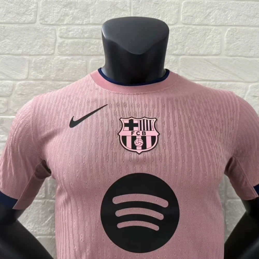 Authentic Soccer Jersey Barcelona Third Away Pink Shirt 2025/26 - Image 5