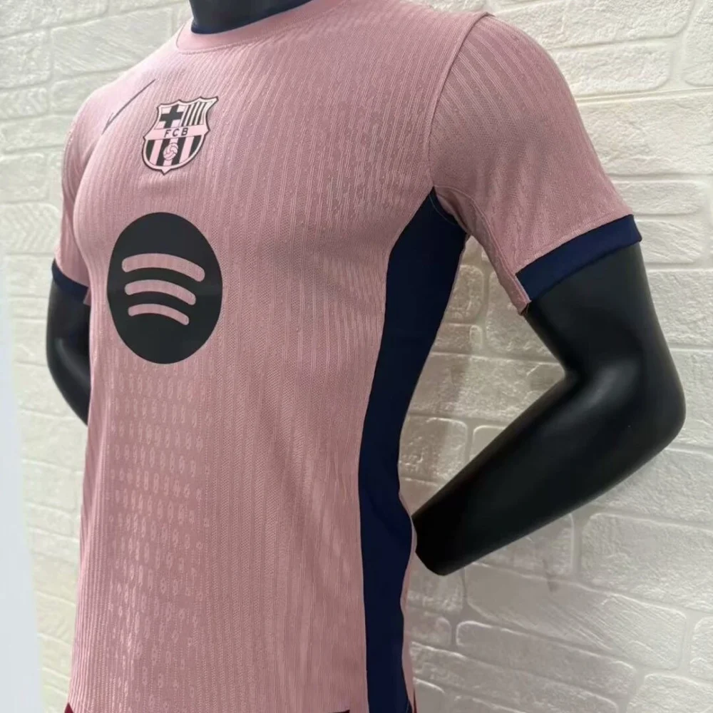 Authentic Soccer Jersey Barcelona Third Away Pink Shirt 2025/26 - Image 4