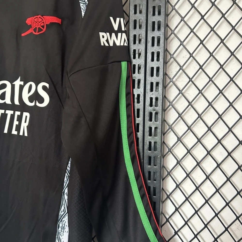 Arsenal Soccer Jersey Away Custom Long Sleeve Shirt 2024/25 - Image 3