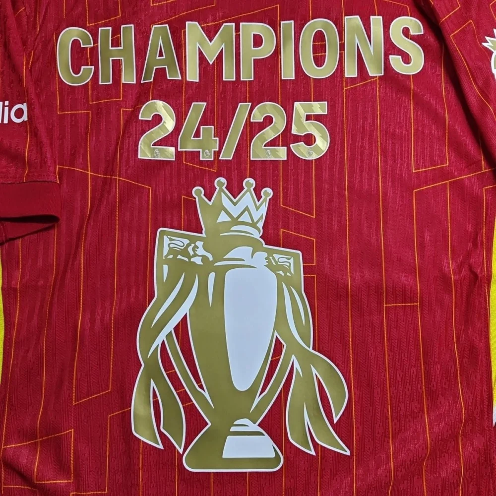 Liverpool Football Jersey EPL Champions Custom Shirt 2024/25 - Image 4