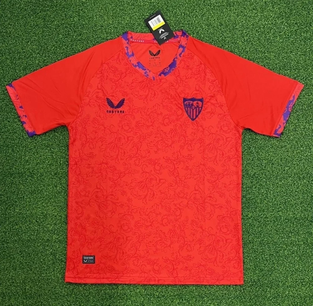 Sevilla FC Soccer Jersey Home Custom Shirt 2025/26
