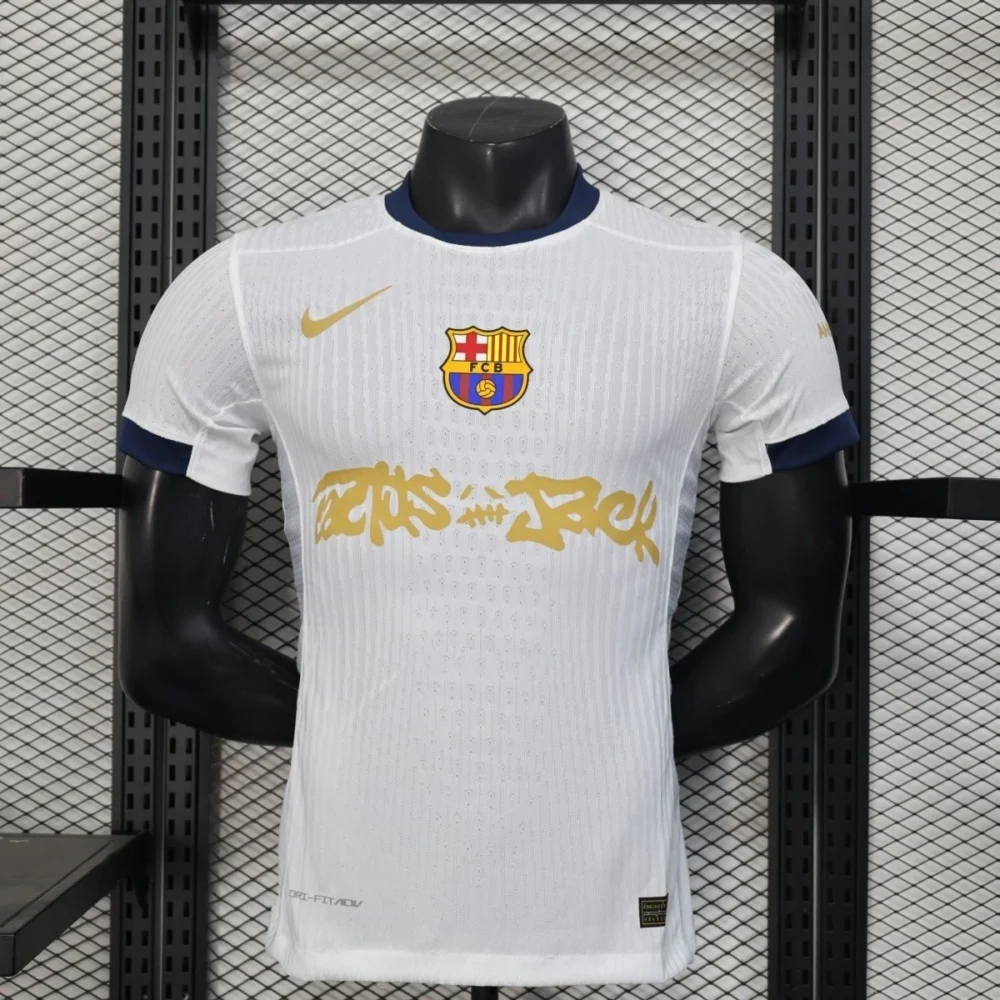 Authentic Soccer Jersey Barcelona Travis Scott Special Edition Shirt 2025/26