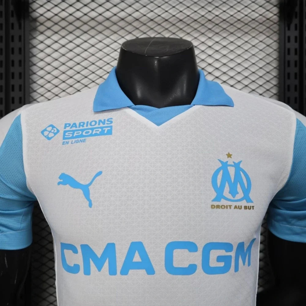 Marseille Authentic Soccer Jersey Home Shirt 2025/26 - Image 3