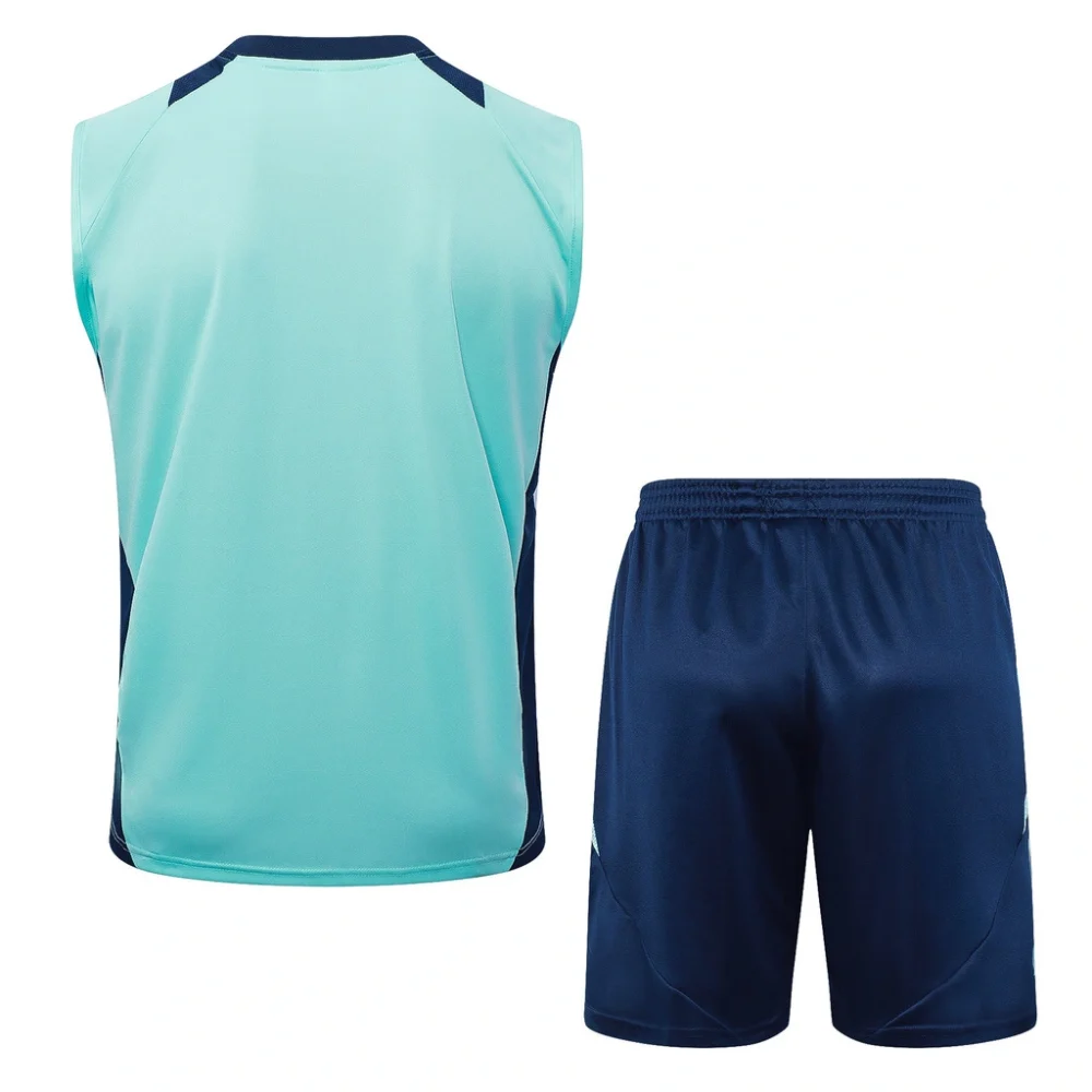 Arsenal Sleeveless Training Kit Green 2024/25 - Image 2