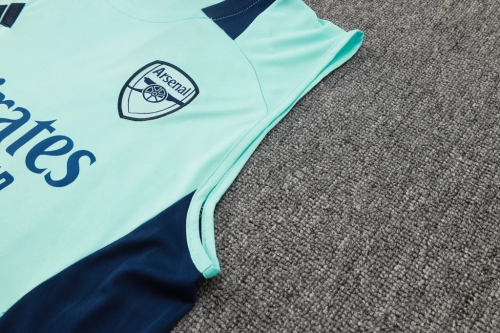 Arsenal Sleeveless Training Kit Green 2024/25 - Image 9
