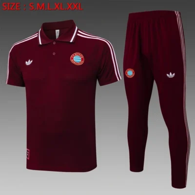 Bayern Munich Training Kit (Jacket+Pants) Red 2025/26