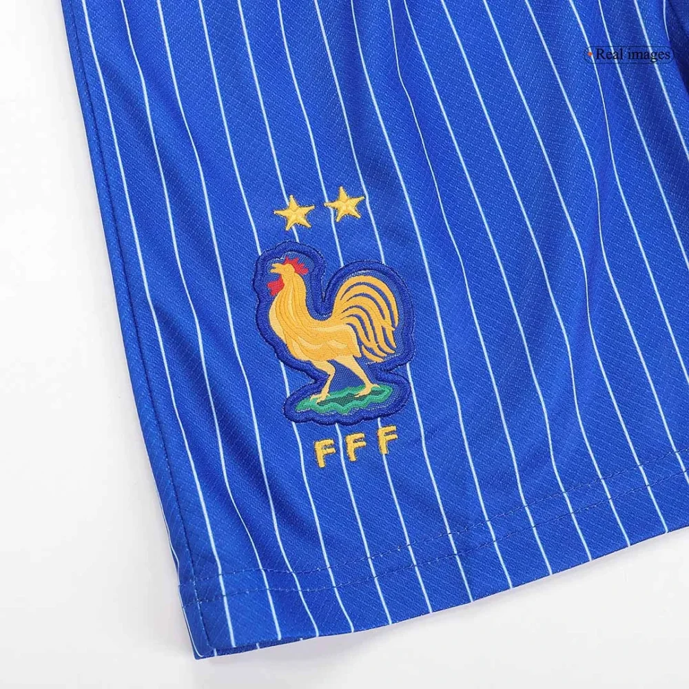 France Away Football Uniform Kids Kit Jersey+Shorts EURO 2024 - Image 12