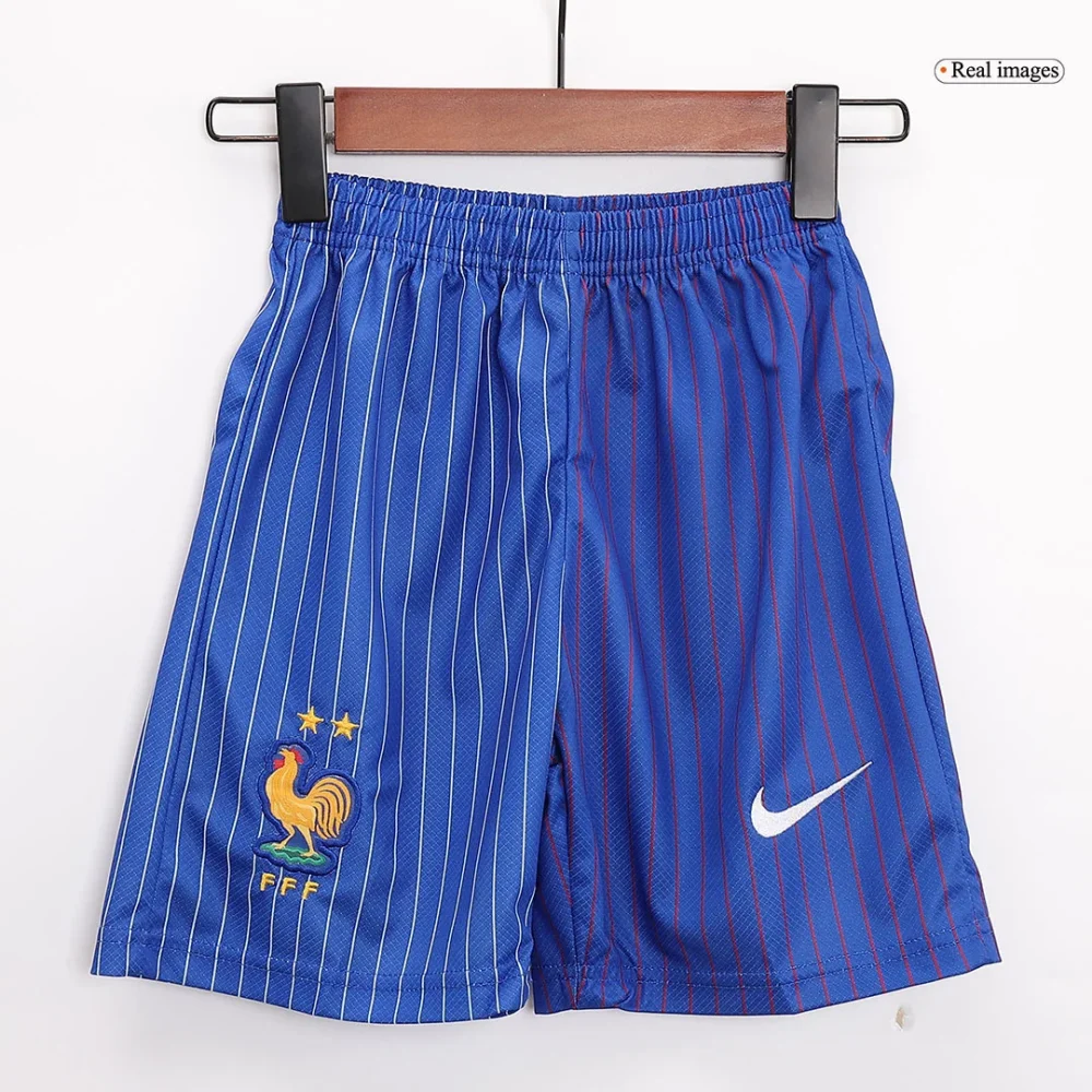France Away Football Uniform Kids Kit Jersey+Shorts EURO 2024 - Image 10