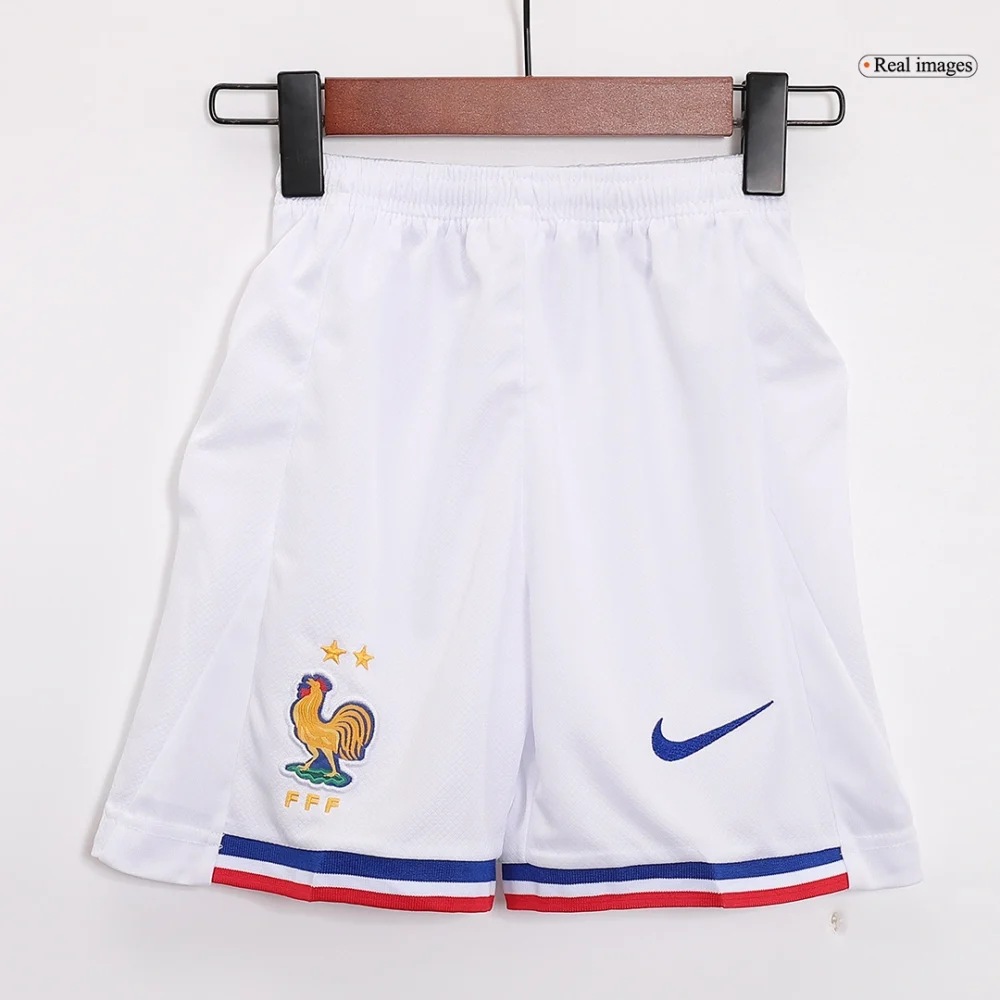 France Home Football Uniform Kids Kit Jersey+Shorts EURO 2024 - Image 10