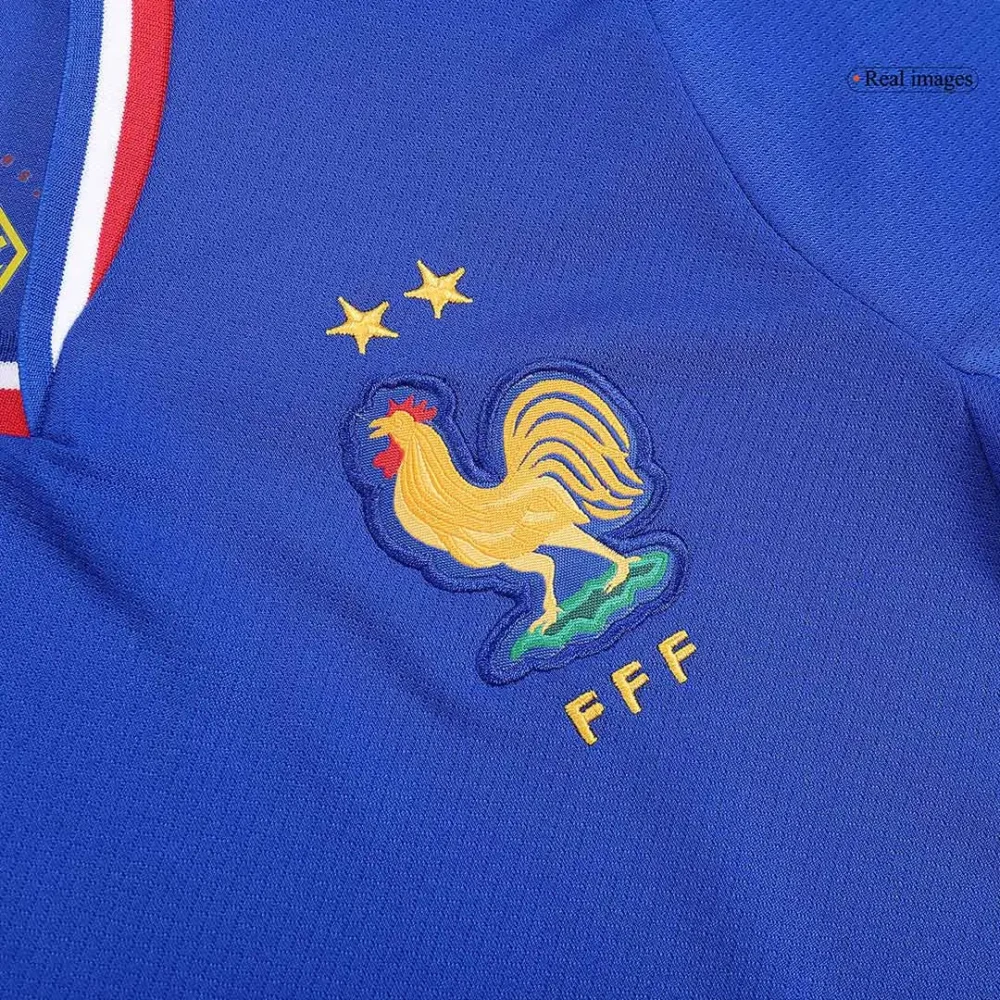 France Home Football Uniform Kids Kit Jersey+Shorts EURO 2024 - Image 6