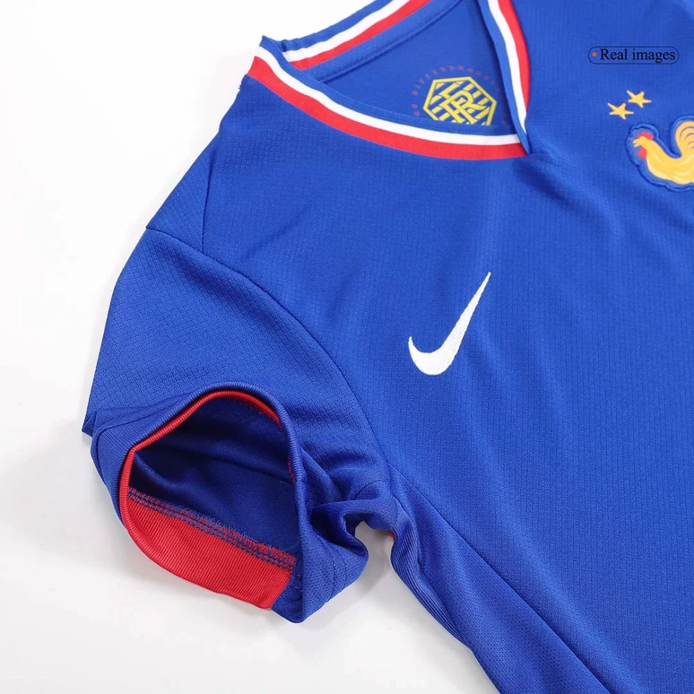 France Home Football Uniform Kids Kit Jersey+Shorts EURO 2024 - Image 8