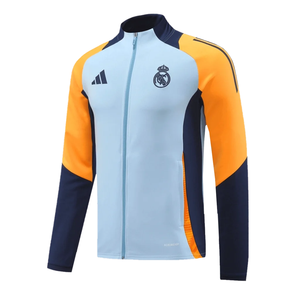 Kids Real Madrid Training Kit (Jacket+Pants) 2024/25 - Image 3