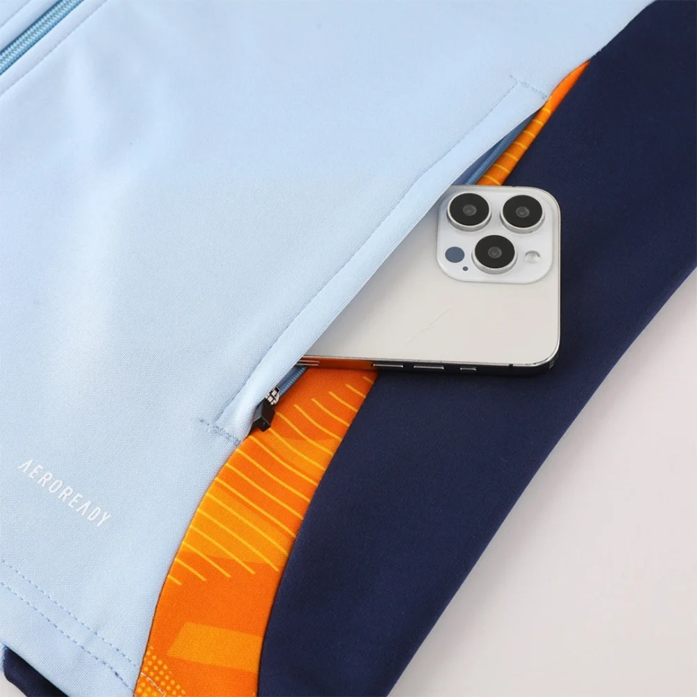 Kids Real Madrid Training Kit (Jacket+Pants) 2024/25 - Image 7