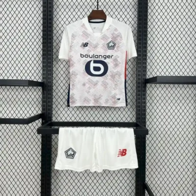 Lille OSC Soccer Jersey Away Kids Kit Jersey+Shorts 2024/25