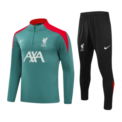 Kids Liverpool Zipper Sweat Kit(Top+Pants) 2024/25