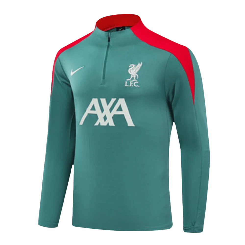 Kids Liverpool Zipper Sweat Kit(Top+Pants) 2024/25 - Image 3