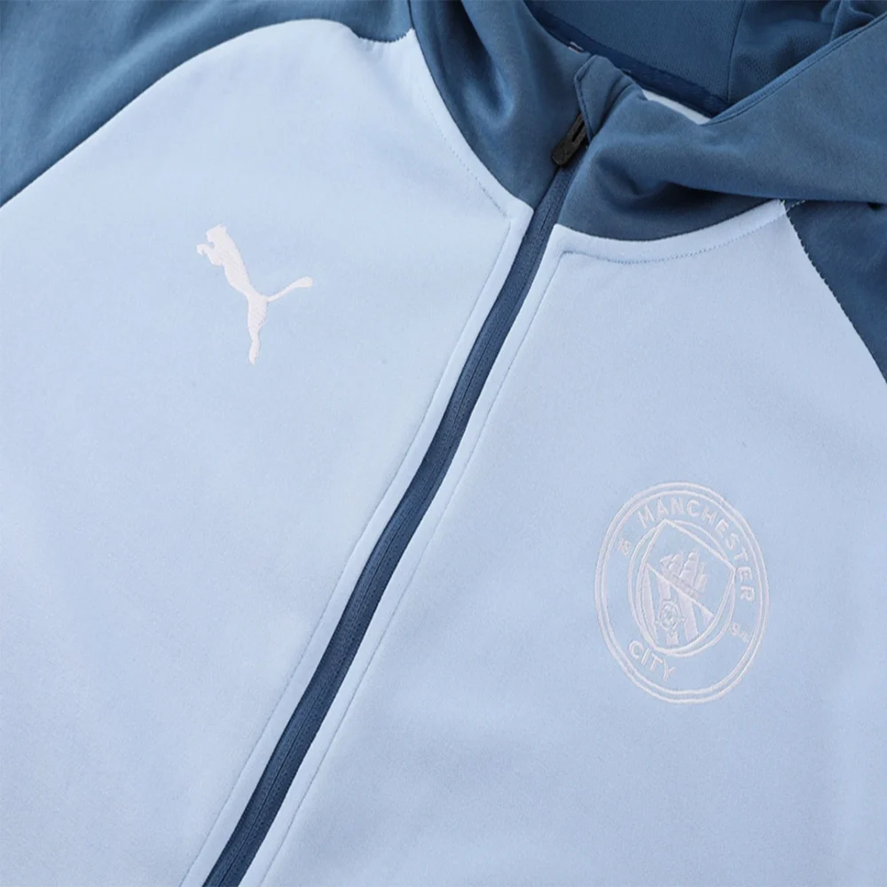 Manchester City Hoodie Training Kit (Jacket+Pants) 2024/25 - Image 8