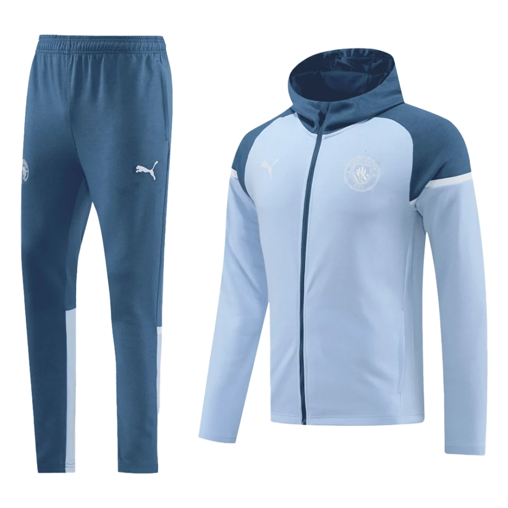 Manchester City Hoodie Training Kit (Jacket+Pants) 2024/25