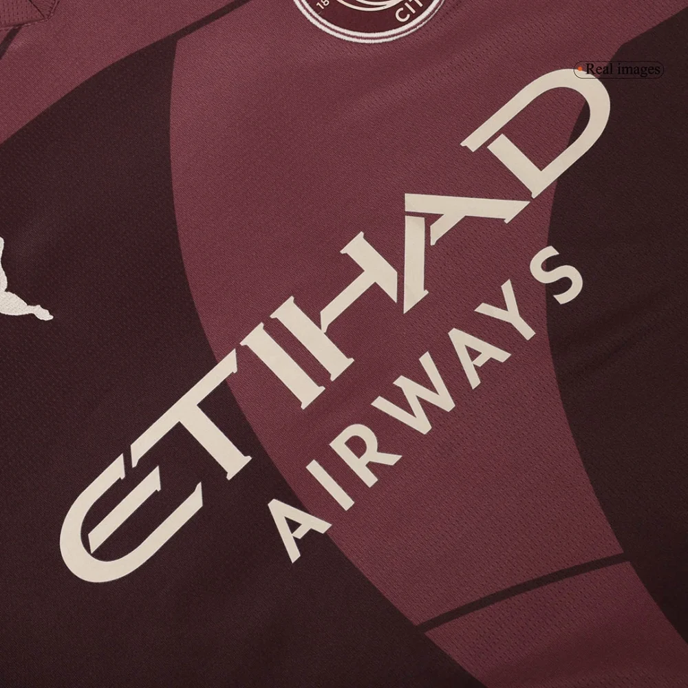 Manchester City Third Away Football Jersey Shirt 2024/25 - Image 4