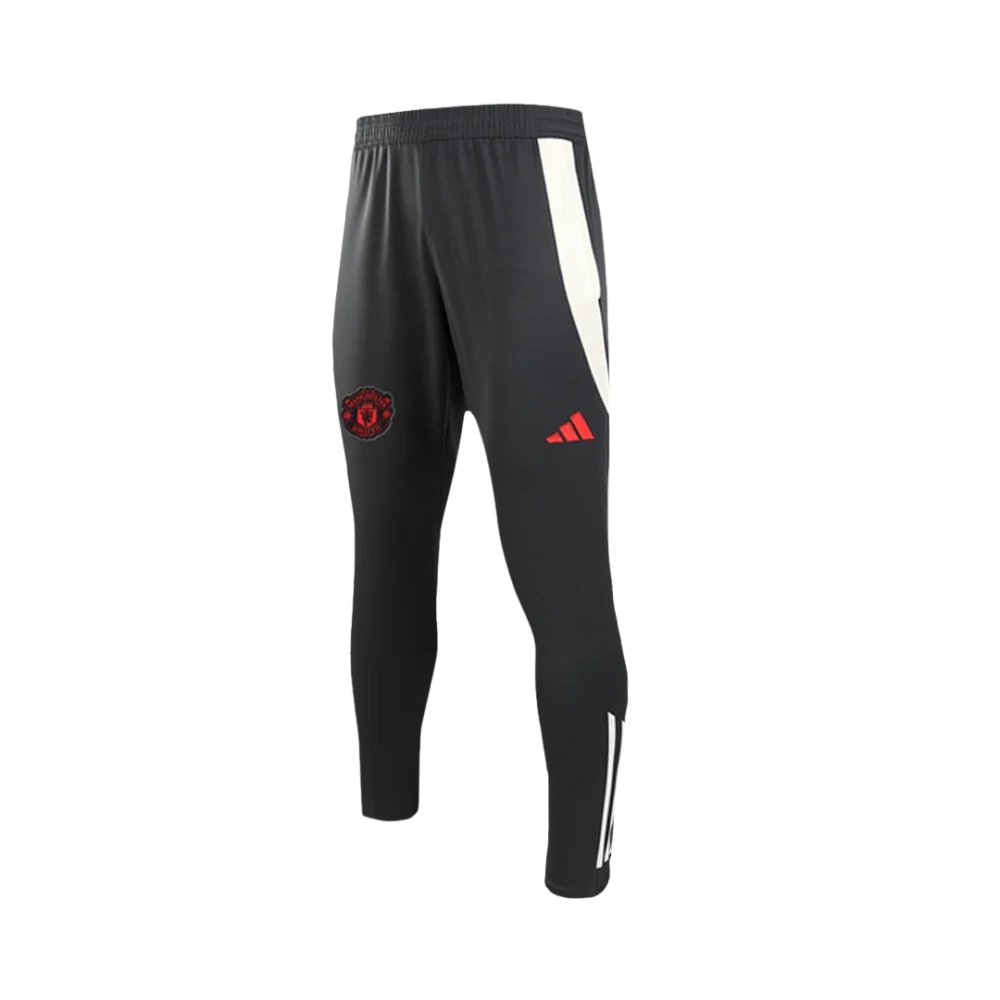 Manchester United 1/2 Zipper Sweat Kit (Top+Pants) Black 2024/25 - Image 12