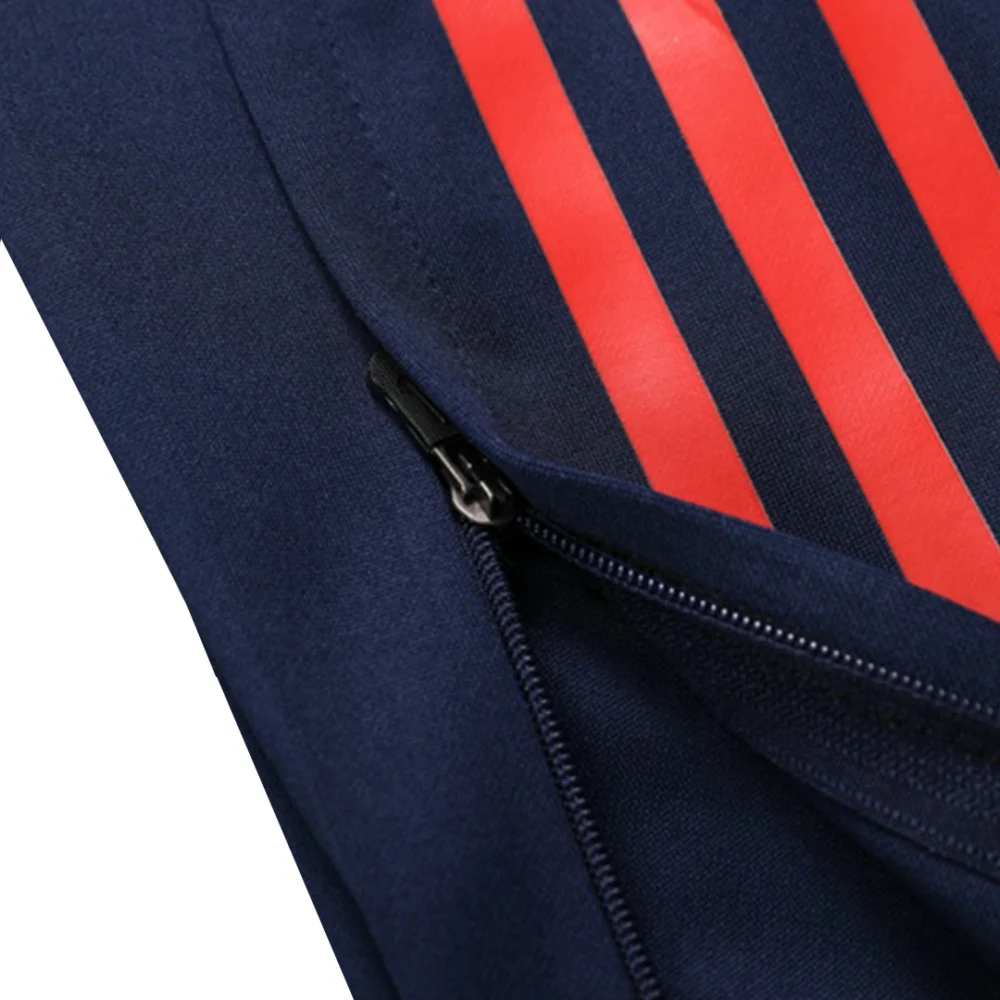 Manchester United 1/2 Zipper Sweat Kit (Top+Pants) Red 2024/25 - Image 17