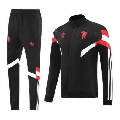 Manchester United Training Kit (Jacket+Pants) Black 2024/25