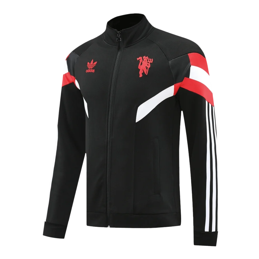 Manchester United Training Kit (Jacket+Pants) Black 2024/25 - Image 4
