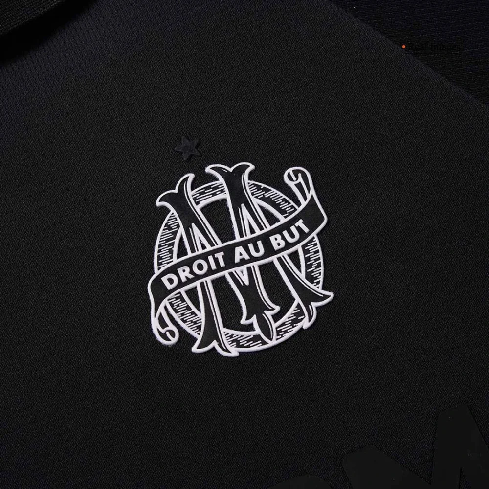 Marseille Soccer Jersey 125th Anniversary Black Custom Shirt 2024/25 - Image 4