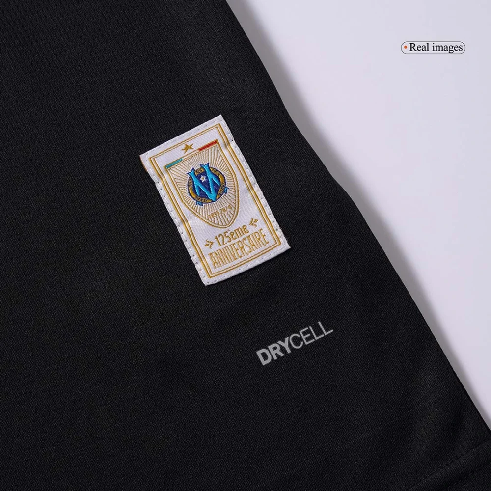 Marseille Soccer Jersey 125th Anniversary Black Custom Shirt 2024/25 - Image 9
