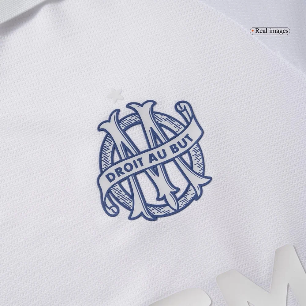 Marseille Soccer Jersey 125th Anniversary White Custom Shirt 2024/25 - Image 6