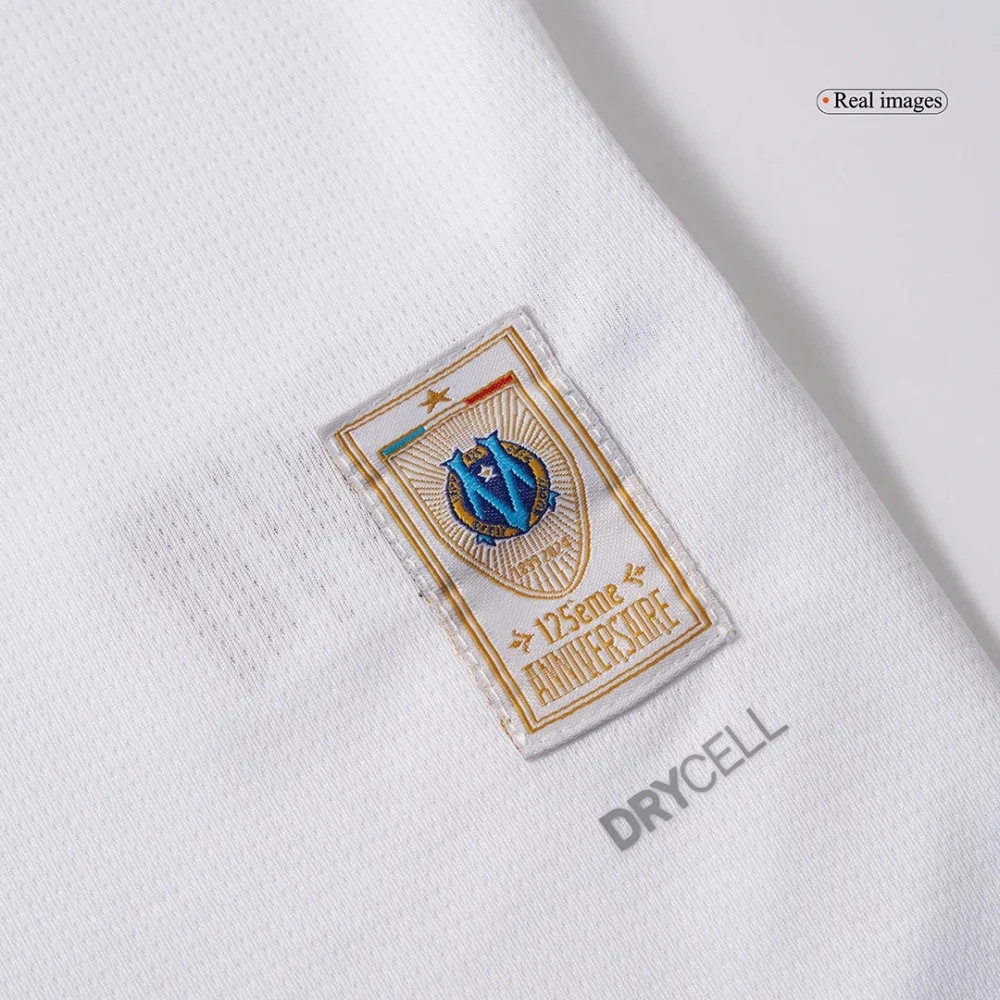 Marseille Soccer Jersey 125th Anniversary White Custom Shirt 2024/25 - Image 7