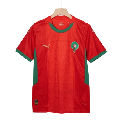 Morocco Soccer Jersey Home Custom Shirt 2024-25