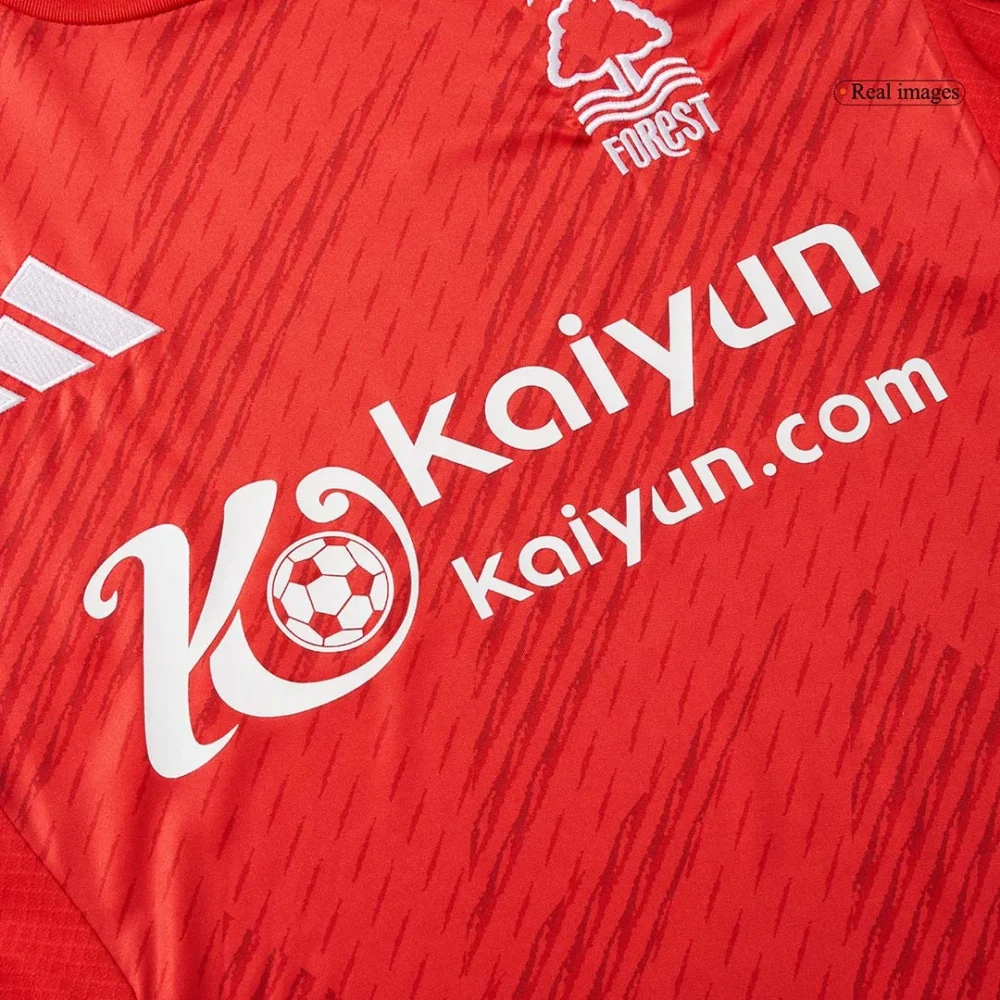 Nottingham Forest Football Jersey Home Custom Shirt 2024/25 - Image 4