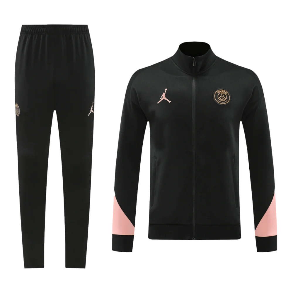 PSG Training Kit (Jacket+Pants) Black 2024/25 - Image 2