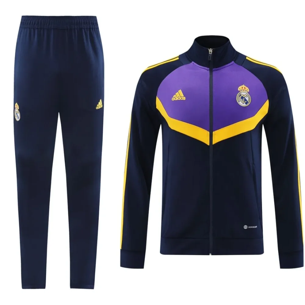 Real Madrid Training Kit (Jacket+Pants) Navy 2024/25 - Image 2