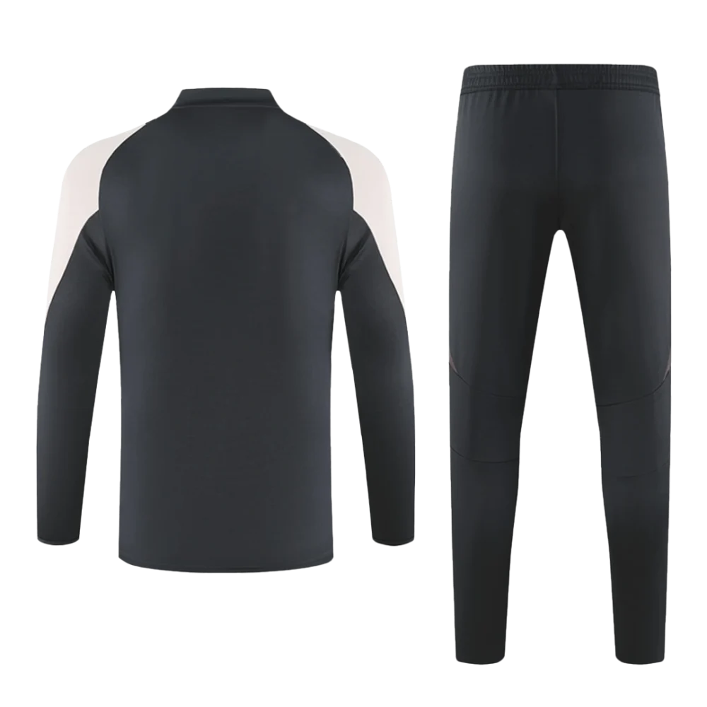 Real Madrid Zipper Sweat Kit (Top+Pants) 2024/25 - Image 2