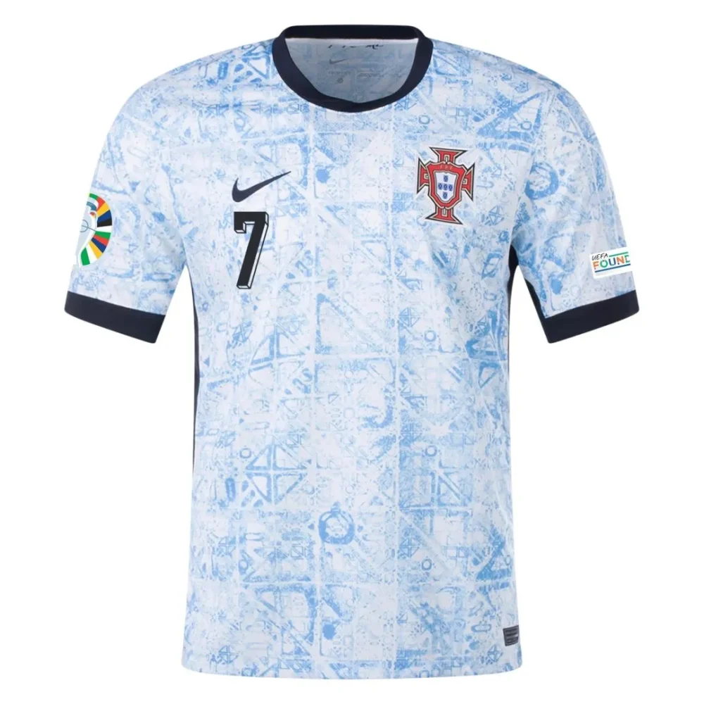 Ronaldo #7 Portugal Soccer Jersey Away Shirt EURO 2024 - Image 2