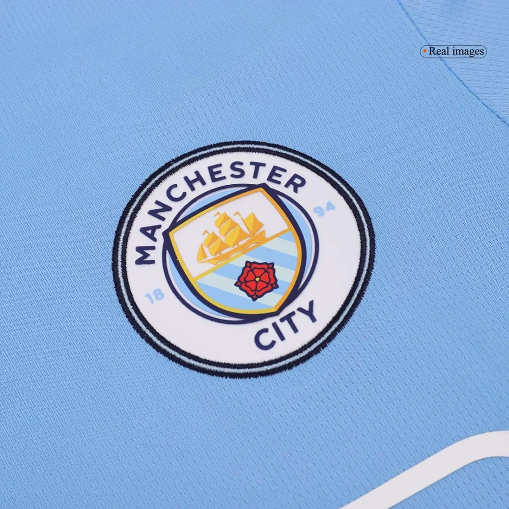 Manchester City Home Football Jersey Shirt 2024/25 - Image 4