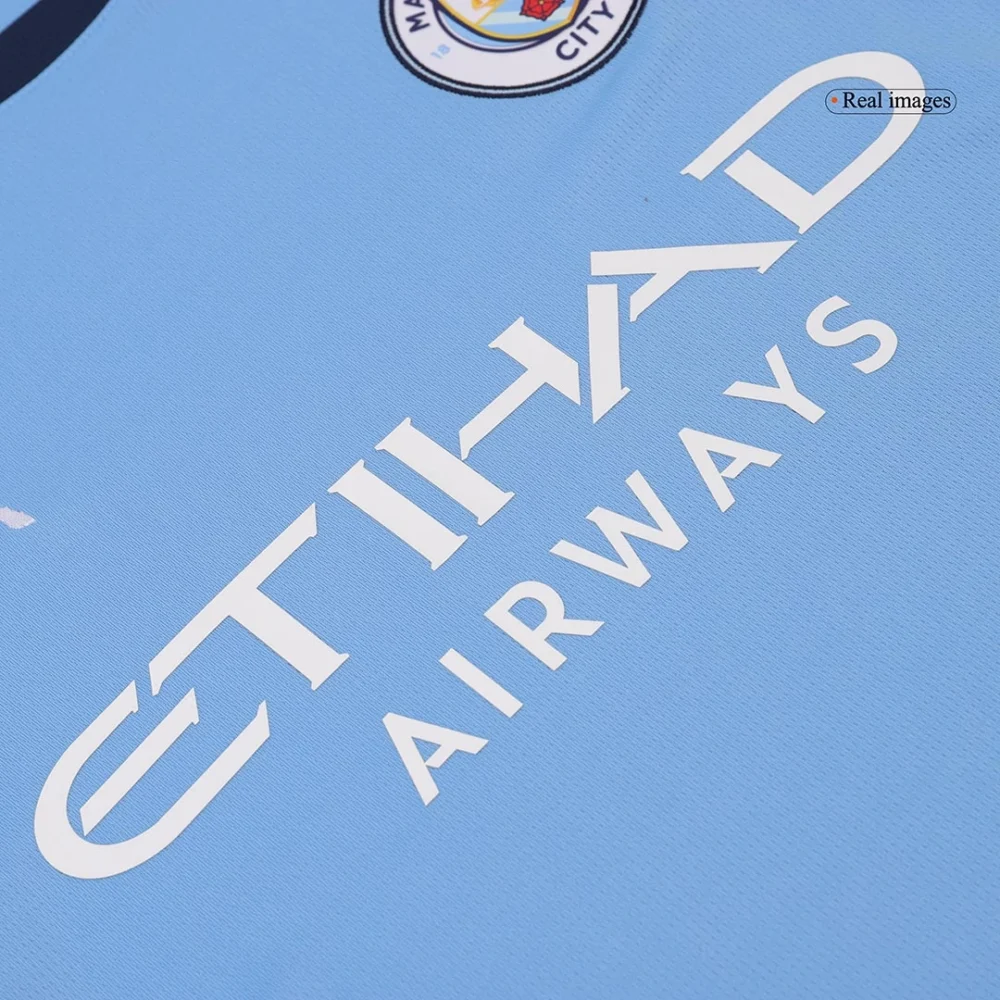 Manchester City Home Football Jersey Shirt 2024/25 - Image 6
