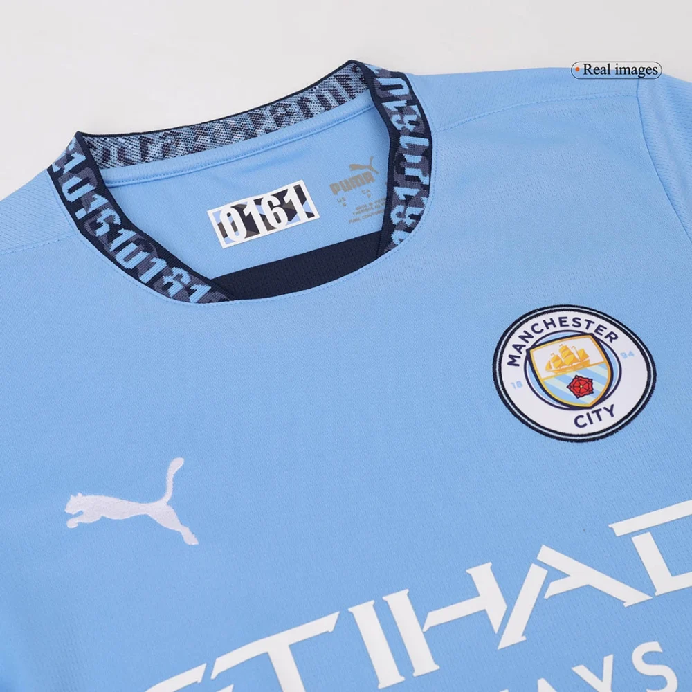 Manchester City Home Football Jersey Shirt 2024/25 - Image 7