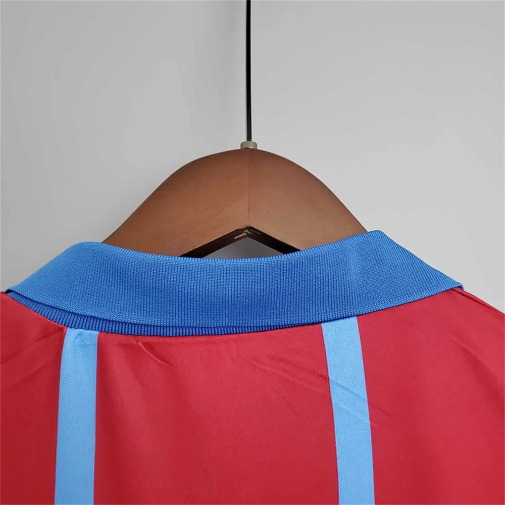 Aston Villa Retro Football Jersey Home Custom Shirt 1993-95 - Image 8