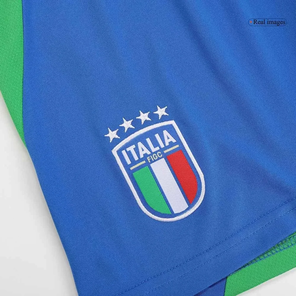 Italy Soccer Jersey Away Custom Shorts EURO 2024 - Image 4