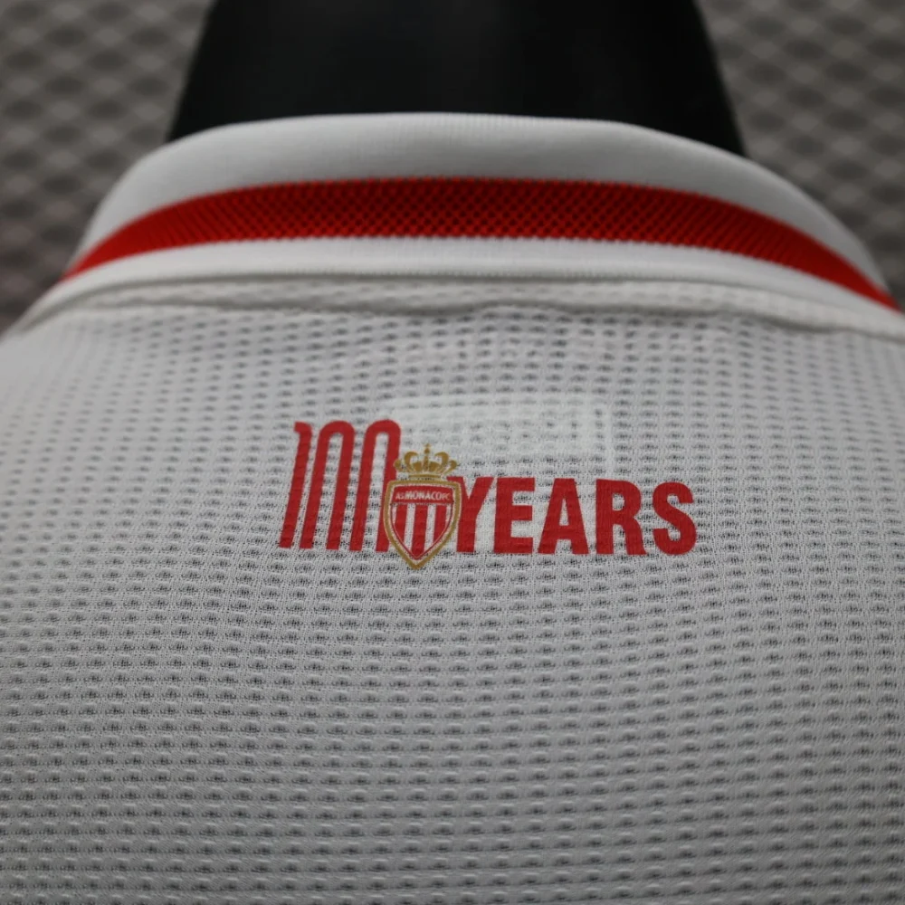 AS Monaco Authentic Soccer Jersey Home Shirt 2024/25 - Image 4