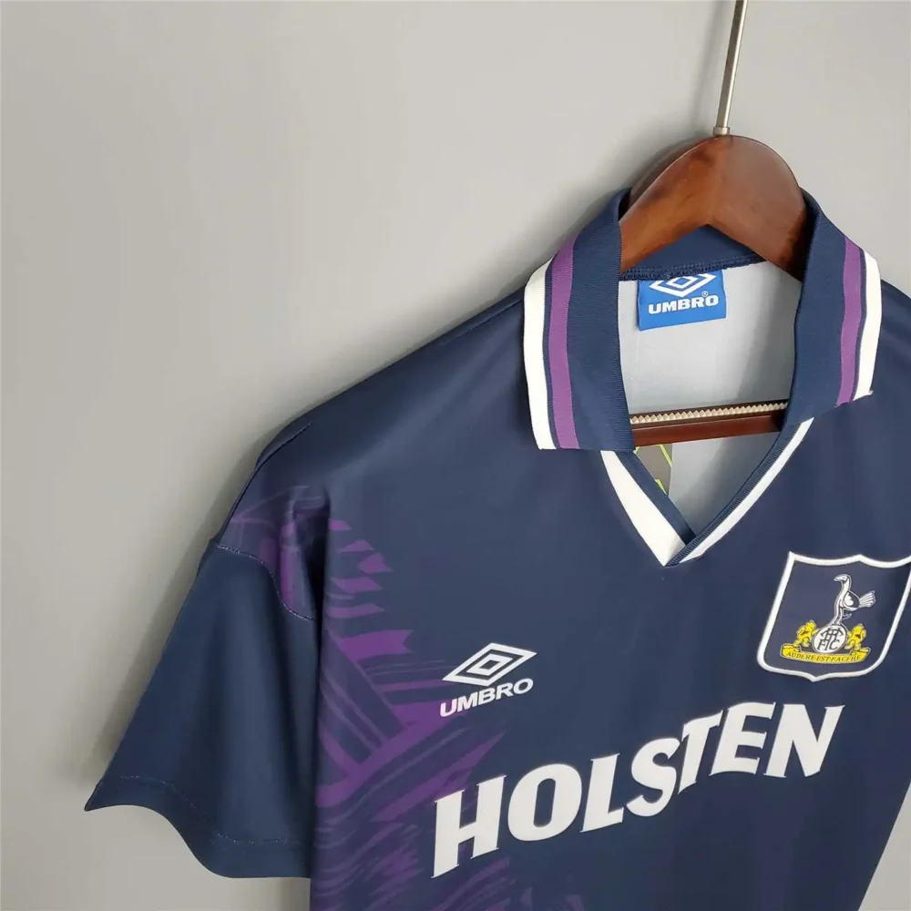 Tottenham Hotspur Retro Football Jersey Away Custom Shirt 1994/95 - Image 4