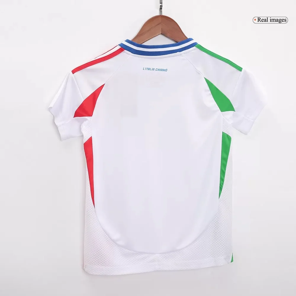 Italy Away Football Uniform Kids Kit Jersey+Shorts EURO 2024 - Image 4