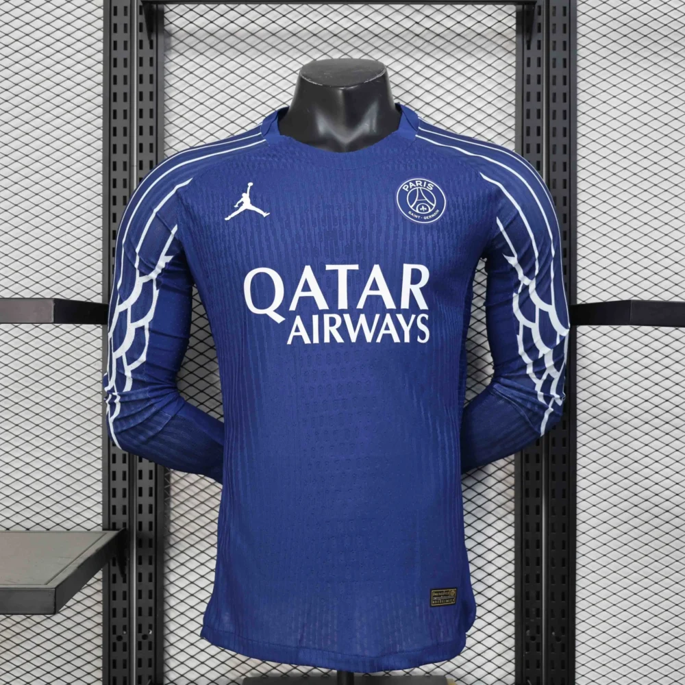 Authentic Soccer Jersey PSG Fourth Away Shirt Long Sleeve 2024/25